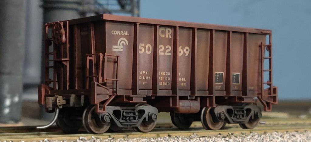 Bowser PRR class G39B ore "Jennie" CR #502269, weathered by our shop